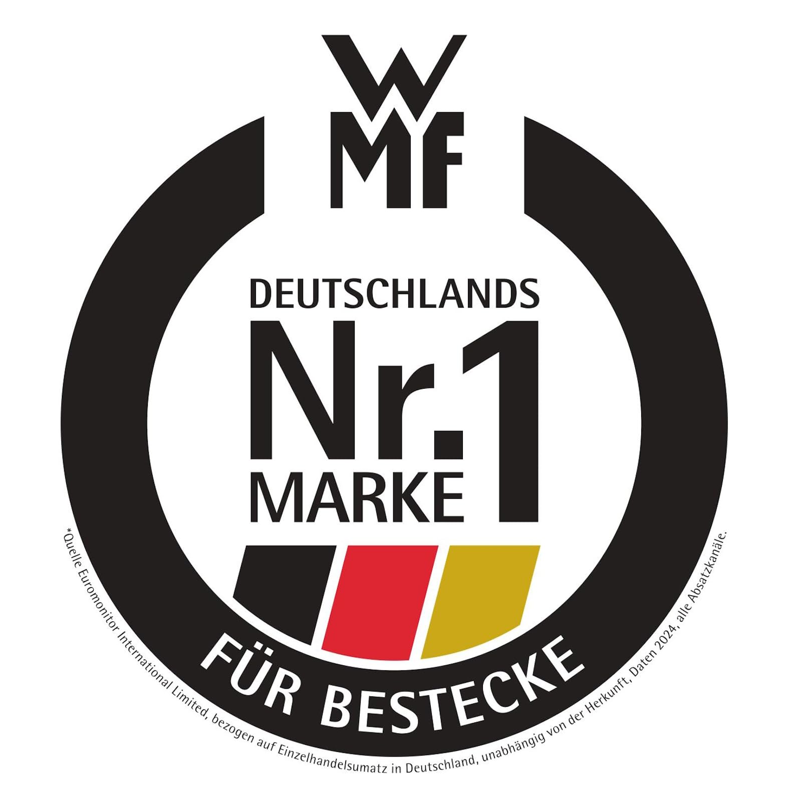 WMF Kent Plus Besteck Set 12 Personen, 66 teilig, 60 Teile mit Servierbesteck, Hohlheftmesser, Cromargan protect poliert, kratzbeständig, spülmaschinenfest