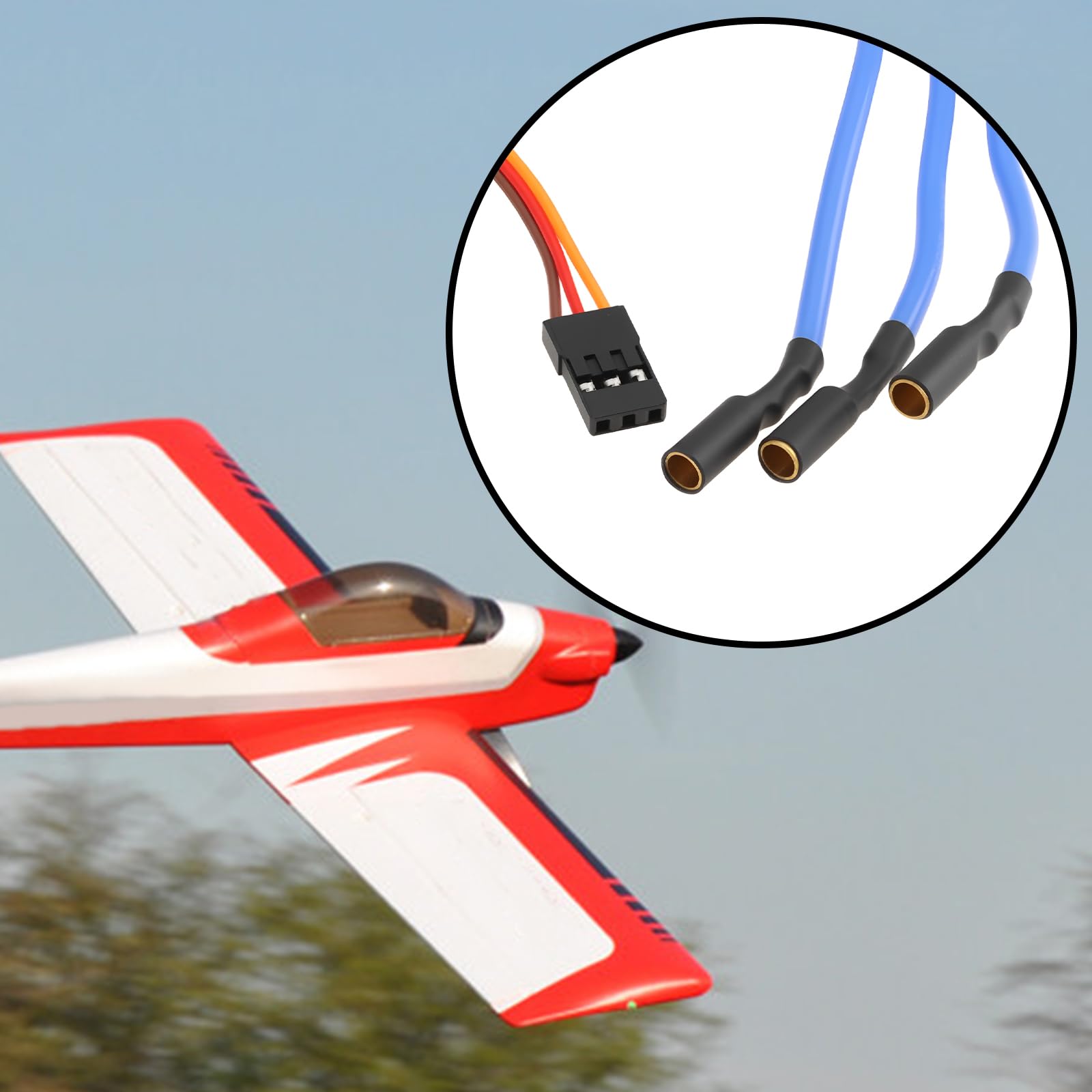 ECSiNG Controlador de Velocidad eléctrico ESC sin escobillas PWM de 30 A 2-4 s 8 kHz con BEC para Aviones RC