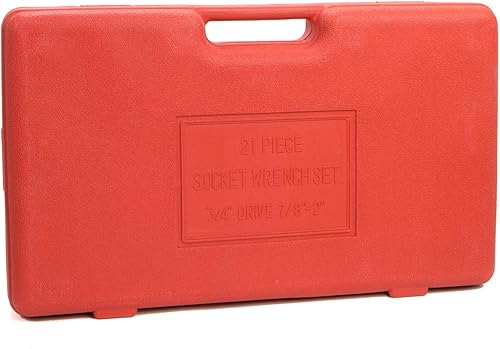 Miniatura 7 de Stark USA Juego de 21 piezas de llaves de transmisión de 3/4 pulgadas, barra de extensión de trinquete de 6 puntos SAE