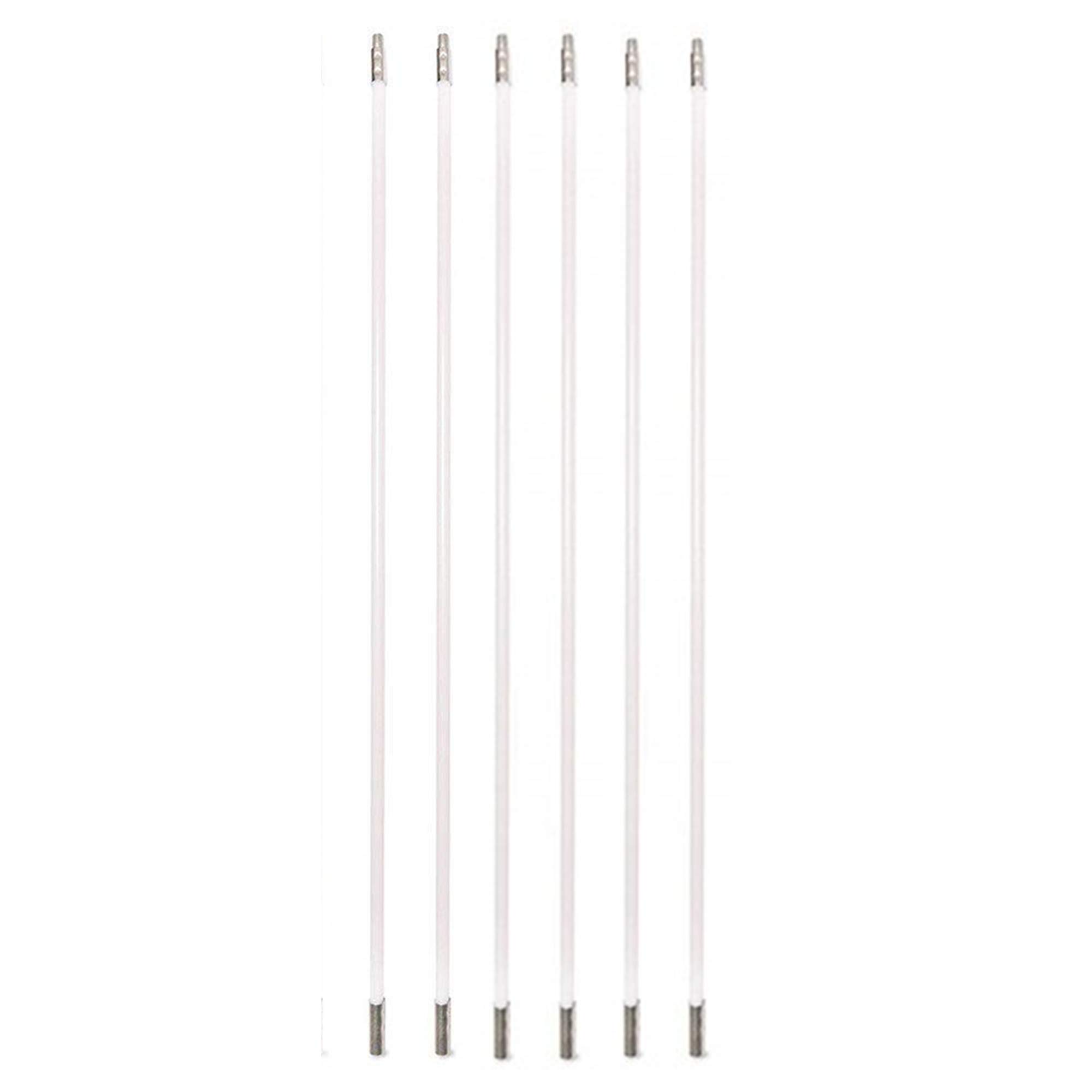 Dryer Vent Cleaner Kit: Dryer Vent Cleaning Rods as Accessories, Only Rods Not Including Brush Head,Extends to Your Require Size (18)