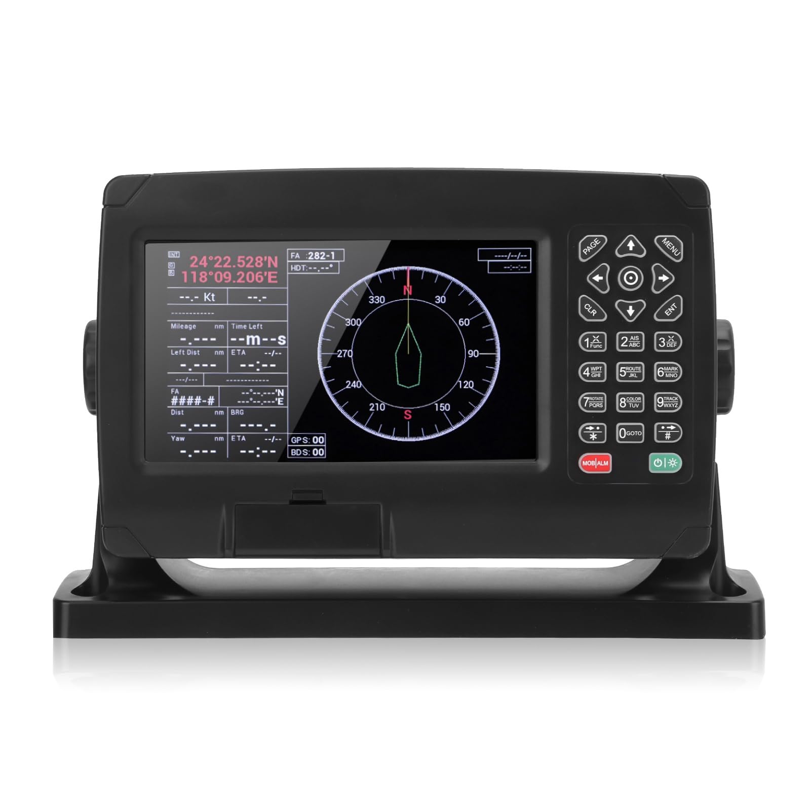 Ymiko GPS Chart Plotter Navegador Satelital Marino IPX6 Impermeable