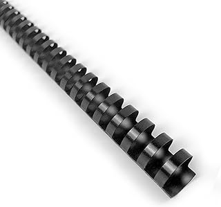 FOSHISY Plastic Binding Combs 21 Ring A4 25mm Comb Binding Spines,200 Sheet Capacity,Pack of 50,Black
