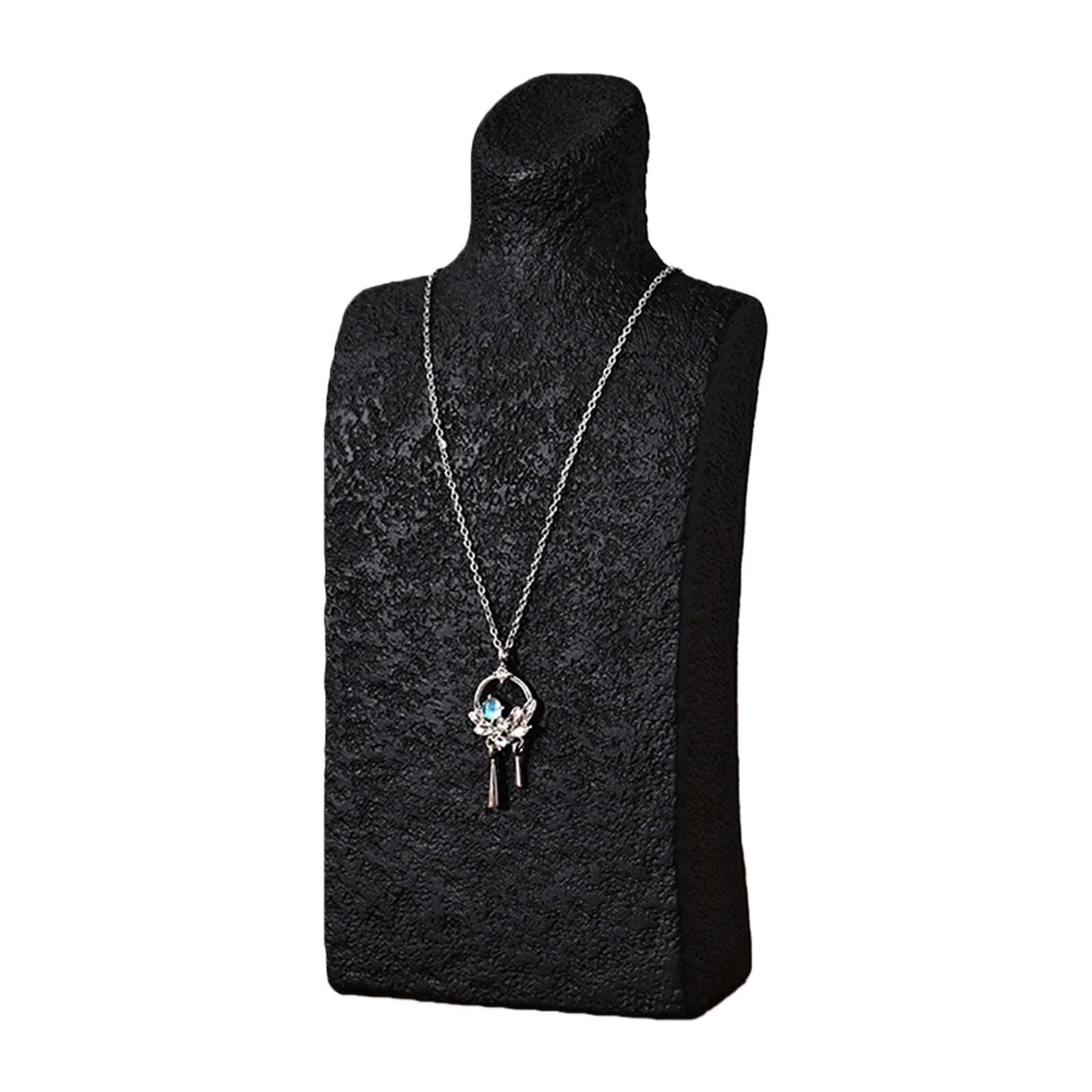 HDOYTXXM Multipurpose Resin Display Model Accommodating Necklaces Earrings and Bracelets Efficient Space Saving Designs Necklace Display Stand