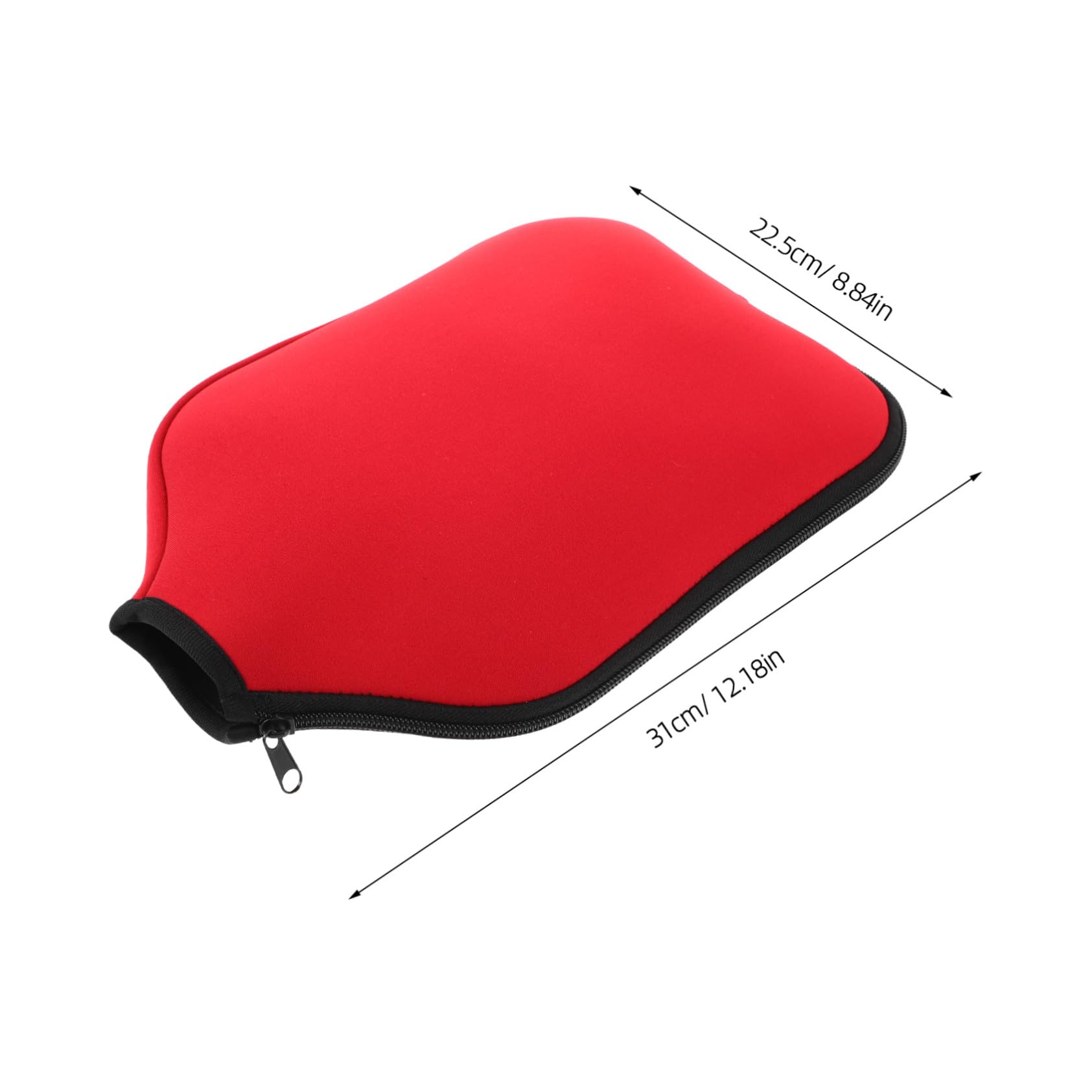 VANZACK 2pcs Carbon Fiber Paddle Racket Covers Waterproof Shockproof Case for Paddle Neoprene Sleeve Easy Access Zipper