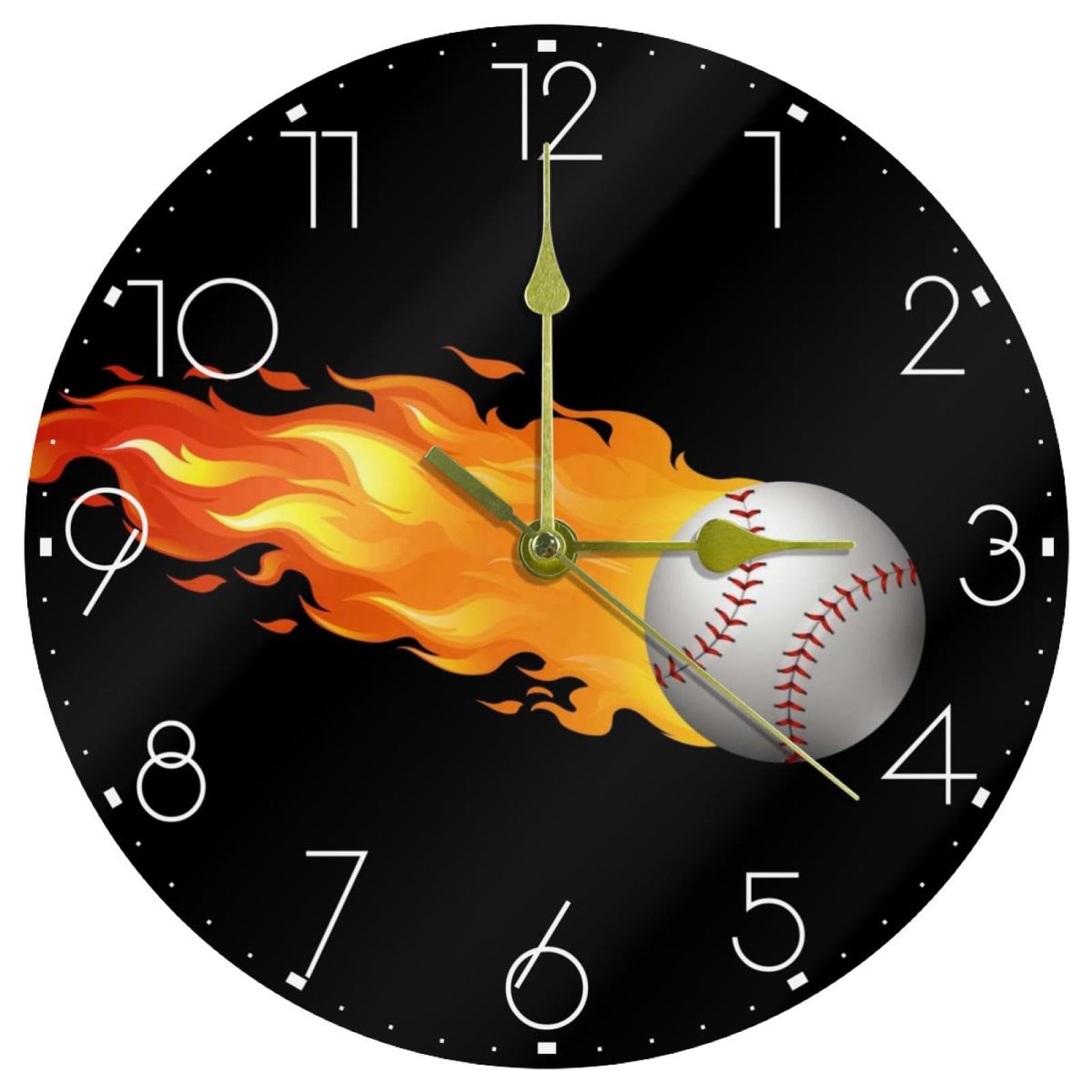 Horloge murale moderne sans tic-tac pour retrouver le sommeil