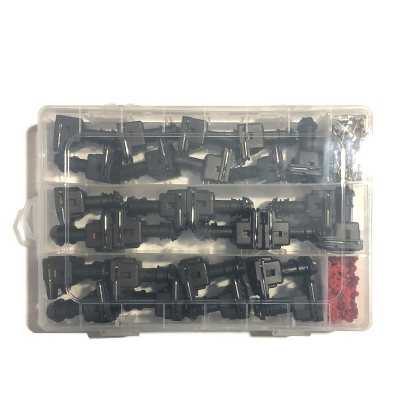 Guangcheng 1 Box 77 PCS 2 3 4 PIN Ampere Wasserdichter Brennstoff-Lnreude-Verdrahtungs-Stecker schwarzer weiblicher Stecker Ev1. Junior-Leistungs-Timer. JPT. (Package : 1 Box)