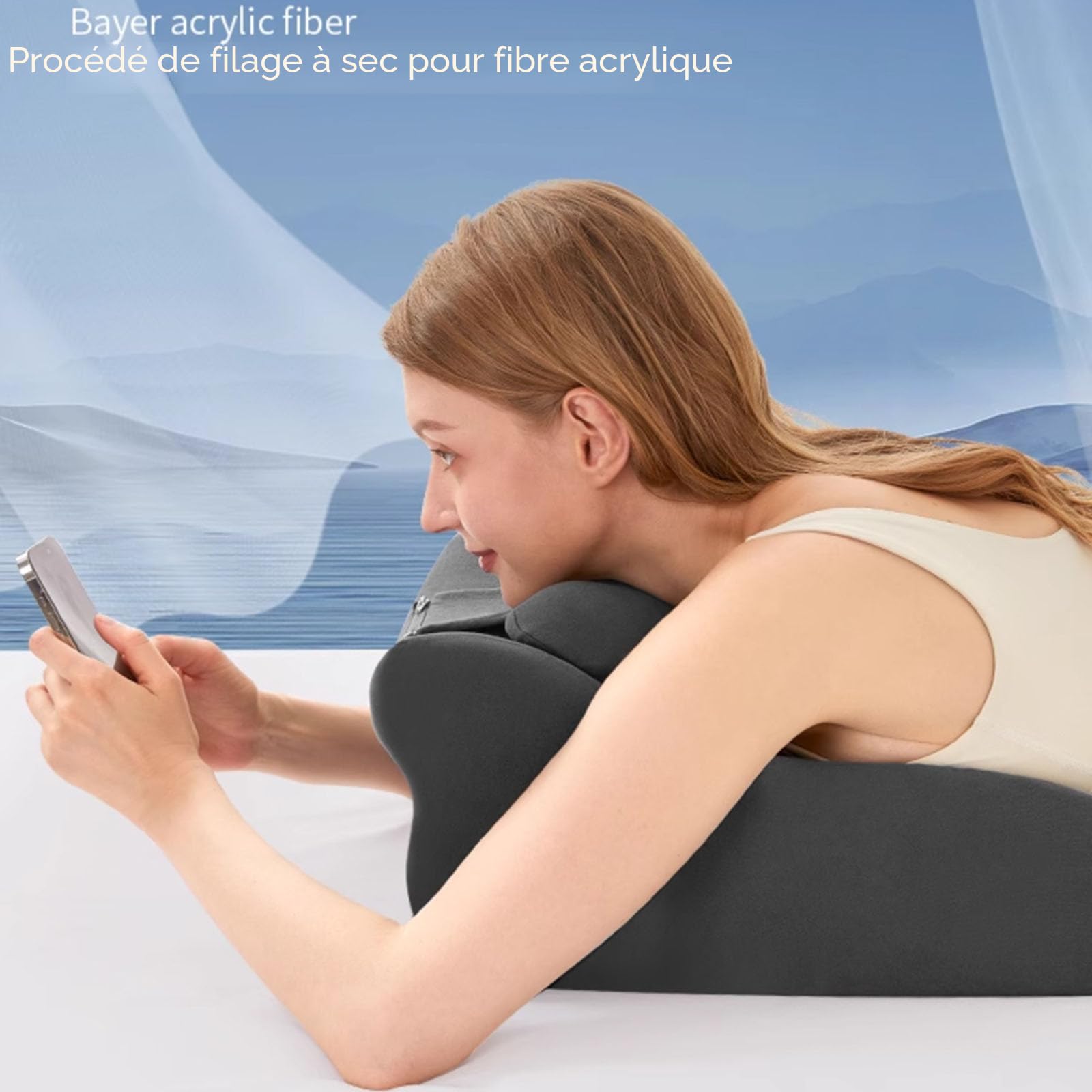 Coussin sexuel pour couples - Coussin cale doux - Avec fonction de soutien - En mousse à mémoire de forme - Coussin lombaire - Soutien ergonomique de la posture pour la colonne vertébrale - Position