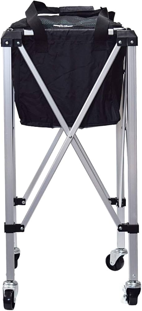 Amazon.co.jp: テニス馬鹿 キャスター付きボールバスケット 努力は