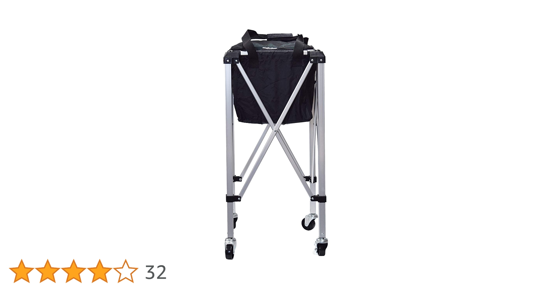 Amazon.co.jp: テニス馬鹿 キャスター付きボールバスケット 努力は