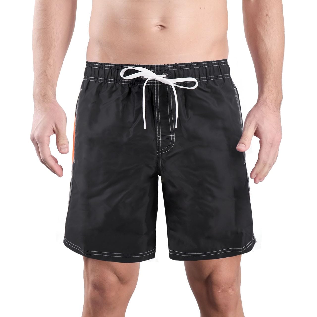 Sundek Uomo Costume M505Bdta100 Bs Rb Elastic Waist 16'' 605 Col.Black#33 S/Nero