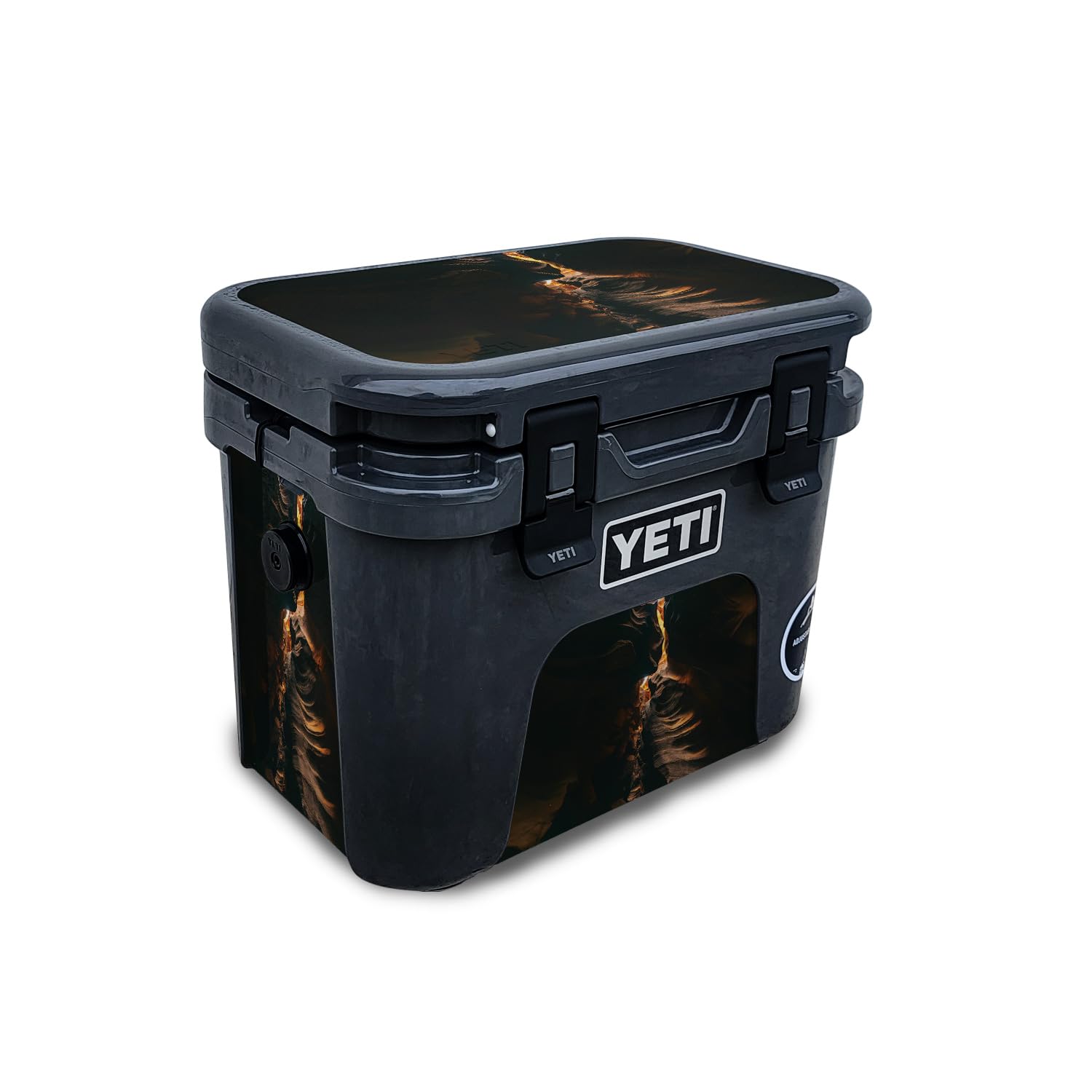 Skin Compatible with Yeti Roadie 15 Hard Cooler - Fissure - Premium 3M Vinyl Protective Wrap Decal Cover - Easy to Apply | Crafted in The USA by MightySkins