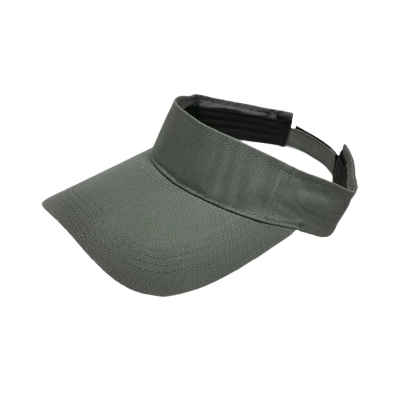 Sport Sun Visor Hat Sun Protection Stylish Lightweight Breathable Adjustable Gray-image-19