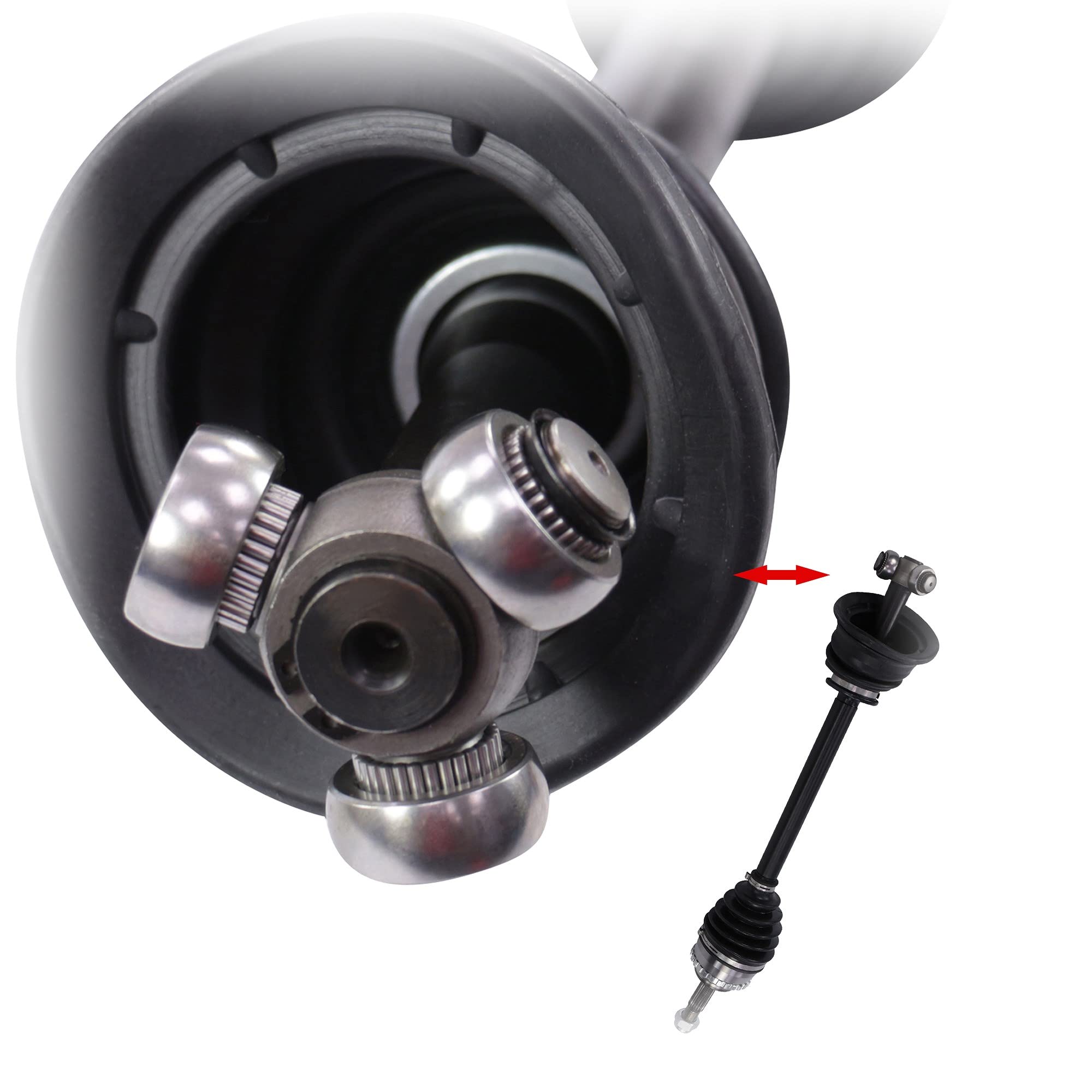 ATEC Germany 1x Eje de transmisión completo delantero izquierdo Compatible con RENAULT CLIO II (BB_, CB_), CLIO II Van/Hatchback (SB0/1/2_), KANGOO (KC0/1_), KANGOO Express (FC0/1_)