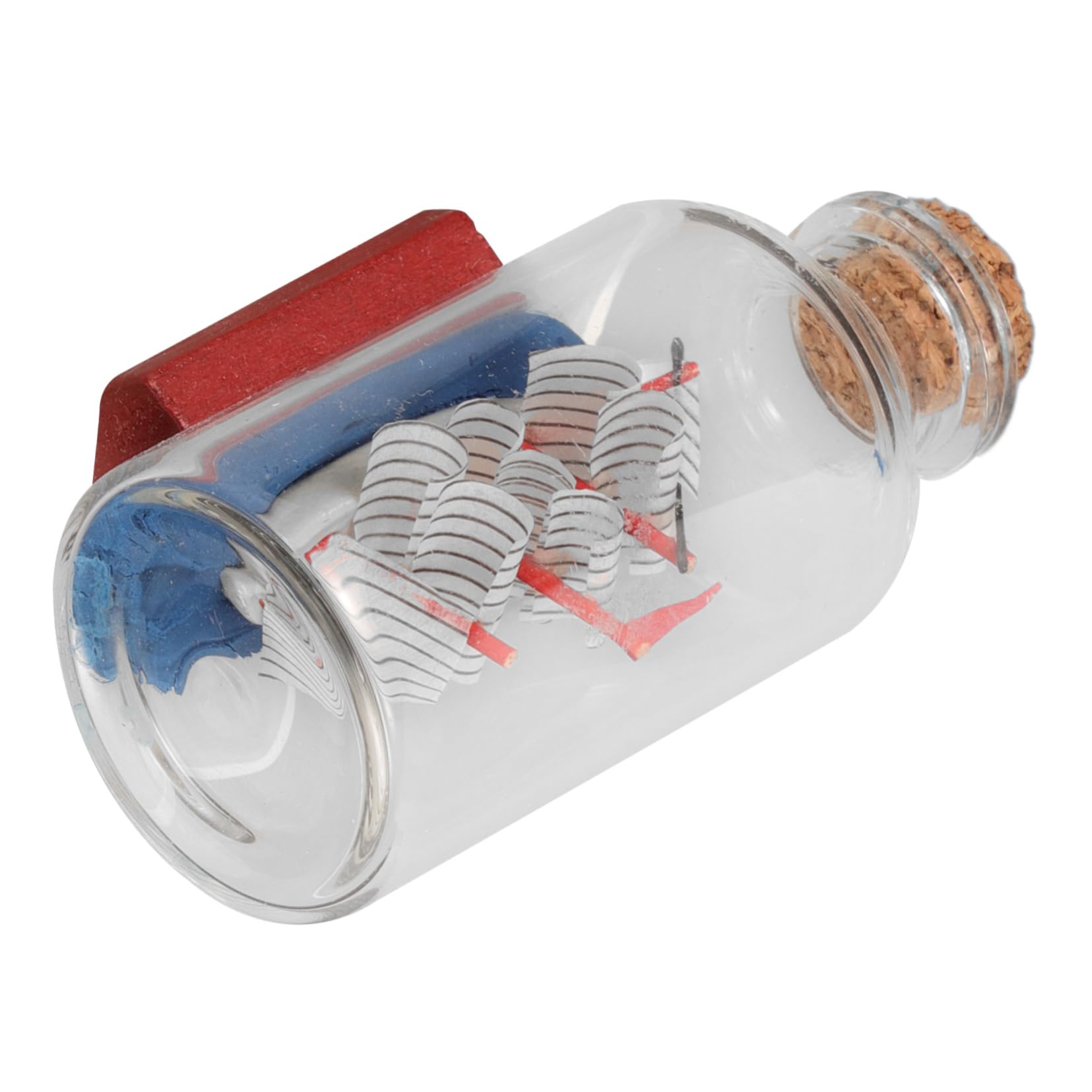 Cabilock Pirate Ship Drift Bottle Unique Nautical Home Decor Display Inspired Tabletop Decoration for and Keepsakes