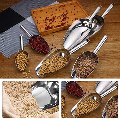 Yardwe Utilitário De Cozinha Em Aço Inoxidável Colheres de Secos E Molhados para Colher Doces Gelo C