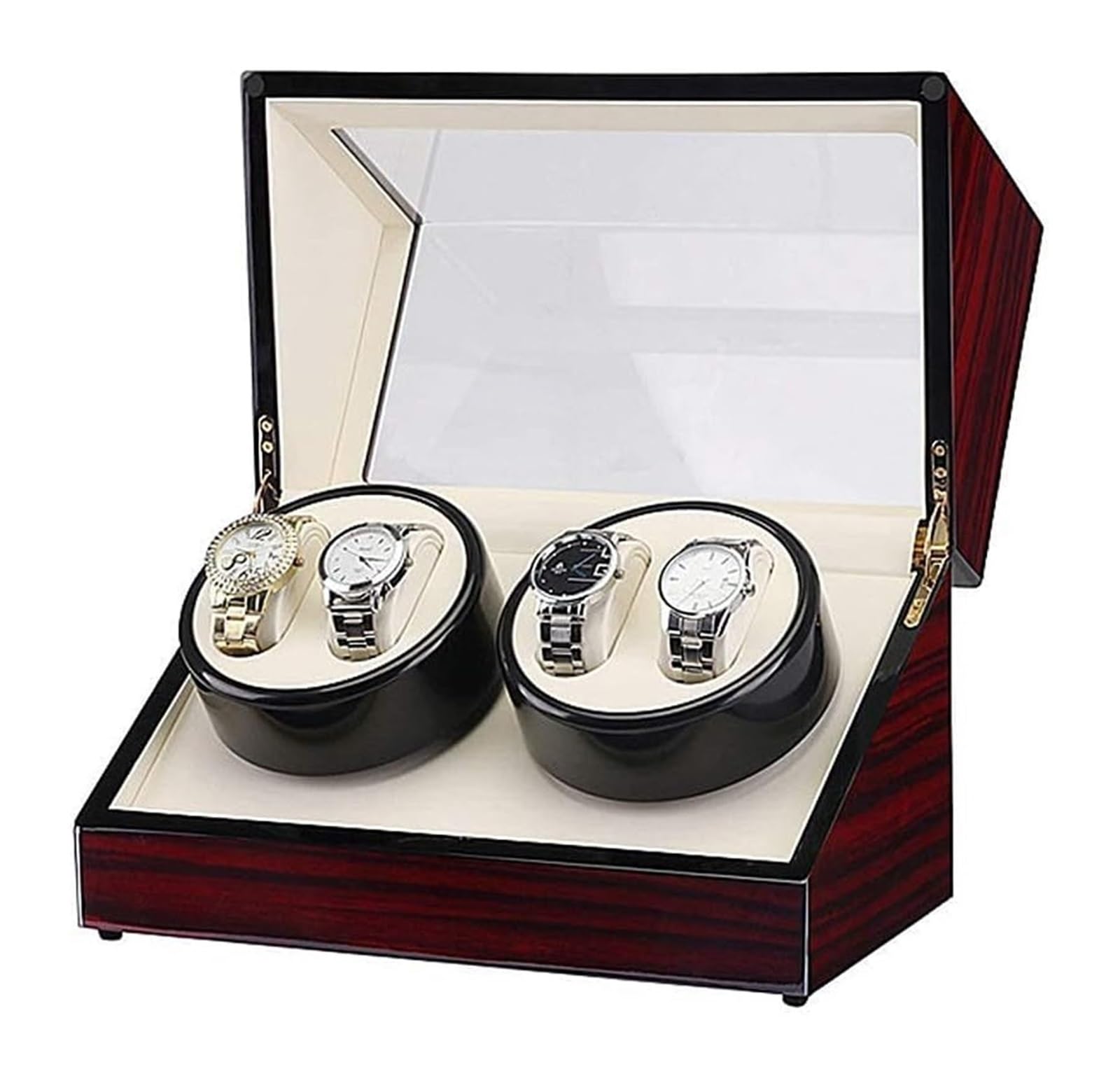 QUSYZD Watch Box Automatic Box Watch Winder with Double Watch Winder Box with Silent Battery Watch Winder Storas Boxes Watch Case,