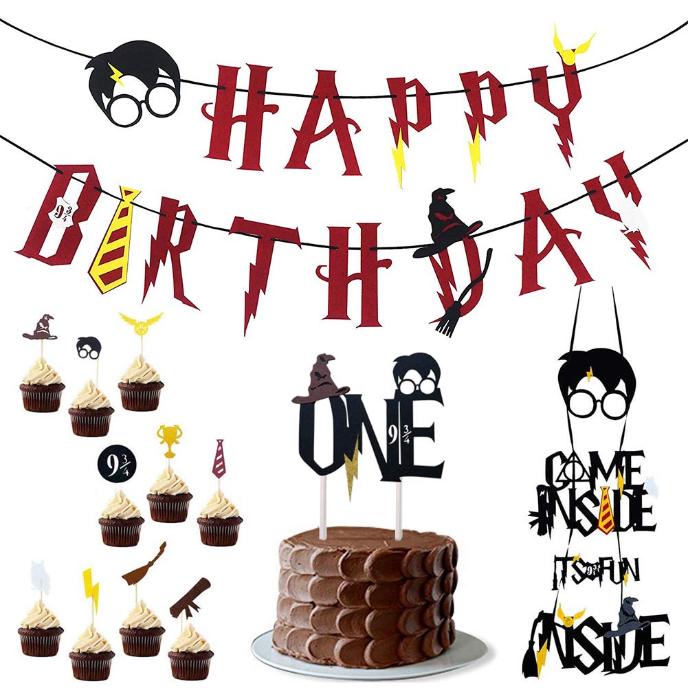 Buy WENTS Harry Potter Party Supplies 13PCS Harry Potter Cake Topper