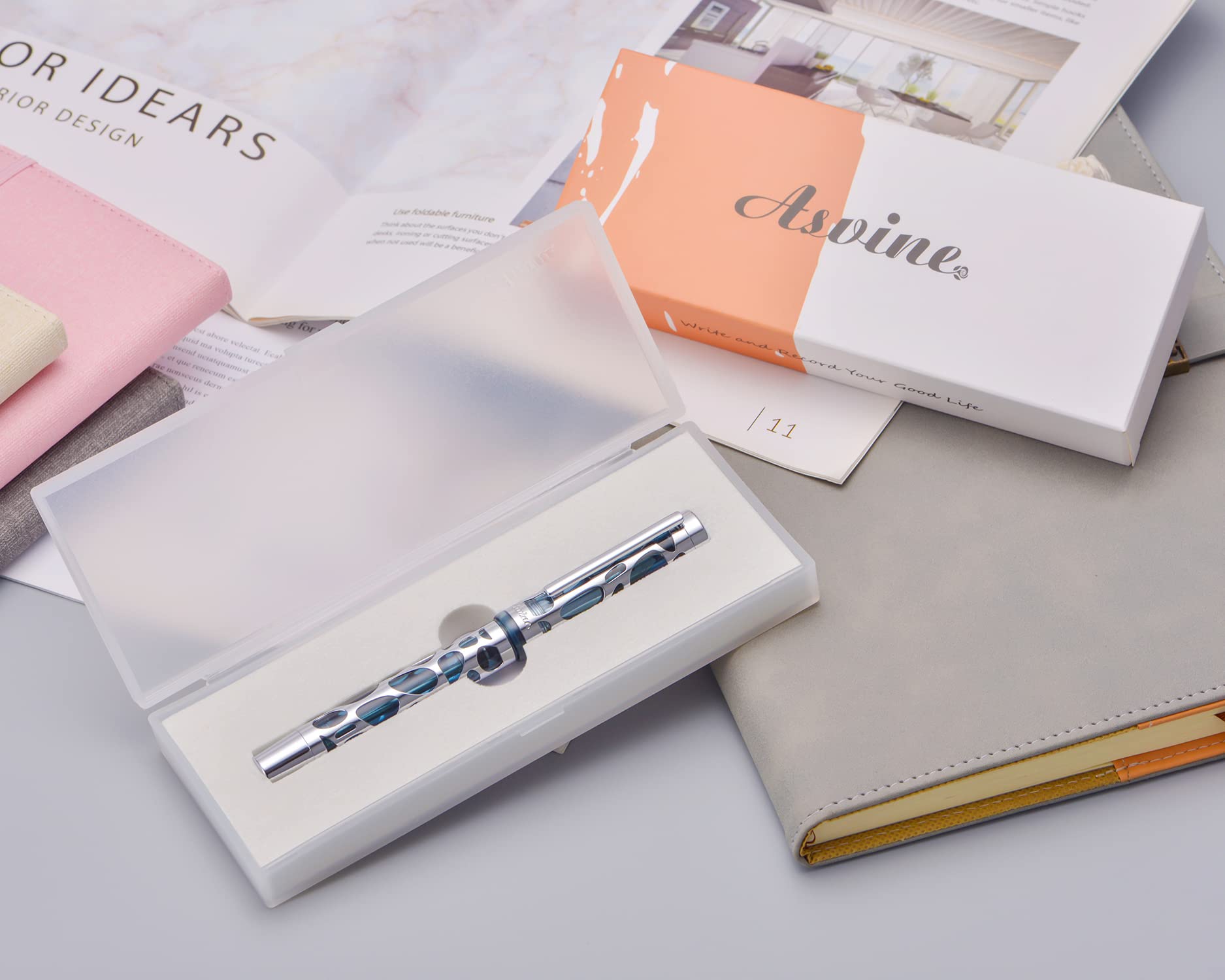 Amazon | Asvine V169 真空充填万年筆 細字ペン先 水滴