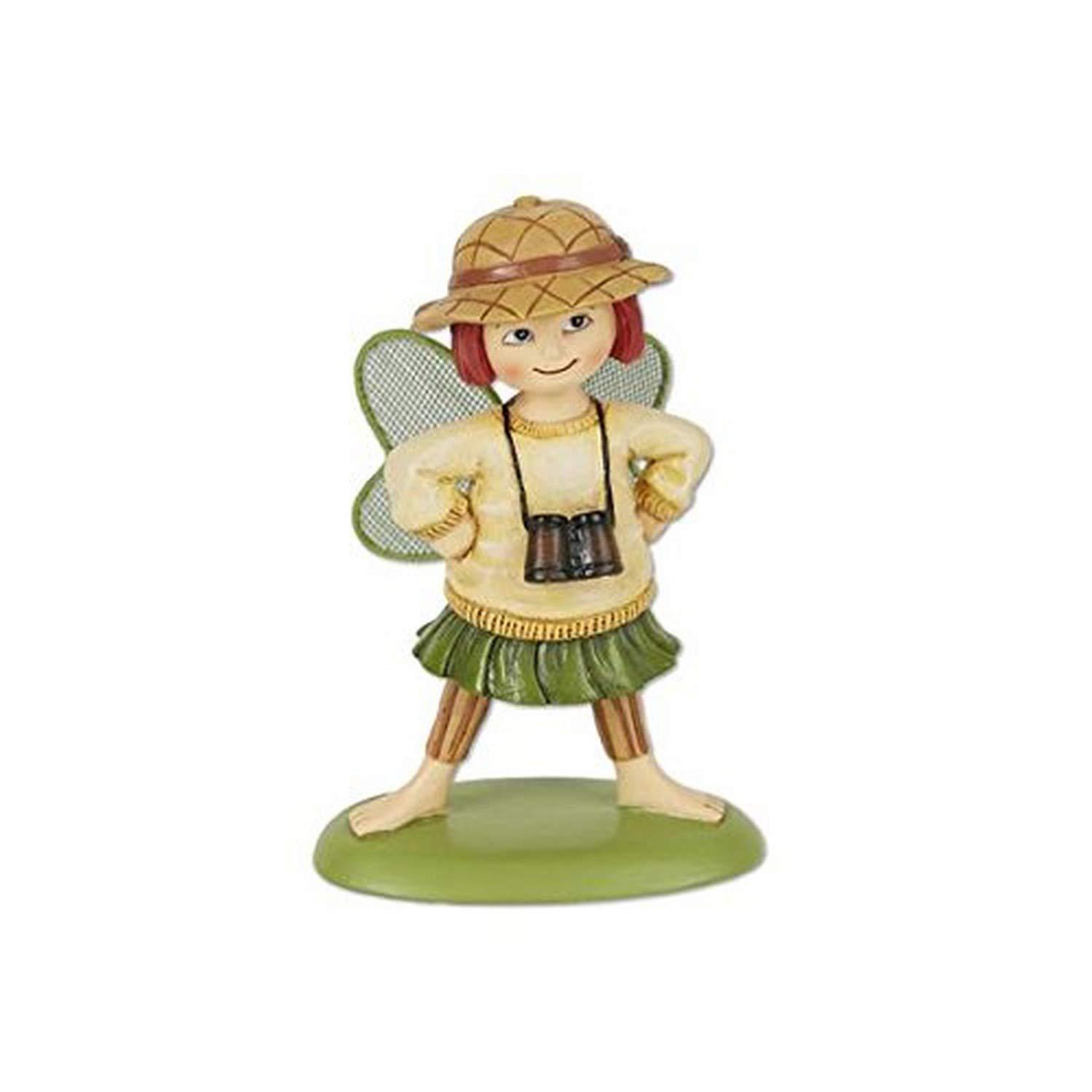 Studio M Merriment Collection Minature Garden Fairy Statue , 3.75-Inches, Gigi, Explorer Fairy