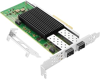 PCIe Ethernet Network Card for Intel E810-XXVDA2 E810 Chipset PCIe 4.0 X8 25Gb Dual Port SFP28 LAN Card Support Windows Server/Windows/Linux/VMware/ESX