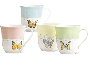 Lenox Butterfly Meadow 4-Piece Coffee Mug Set