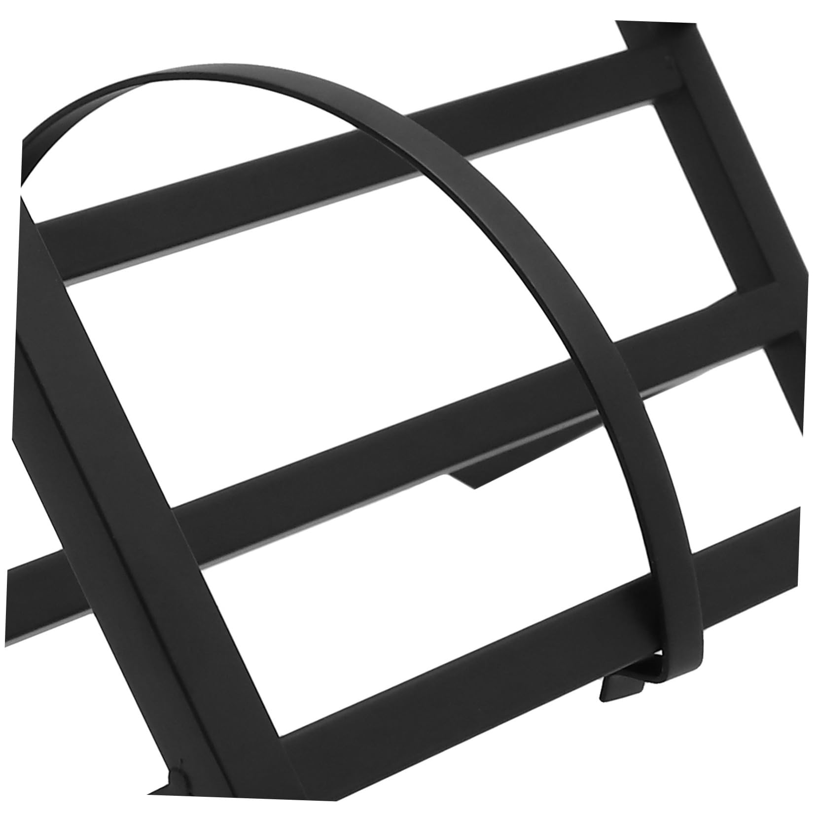 Ciieeo Porta Dischi Vinili in Ferro Nero Design Moderno e Semplice, Espositore da Tavolo per Organizzare Vinili senza Graffiare, Supporto Robusto per Album