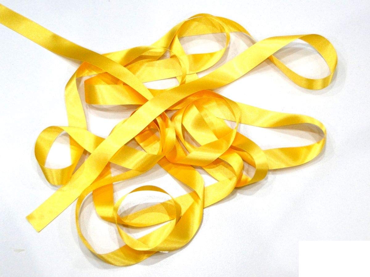 Berisfords 5Mm Gold Satin Ribbon Double Sided 3501 (10 Meters)