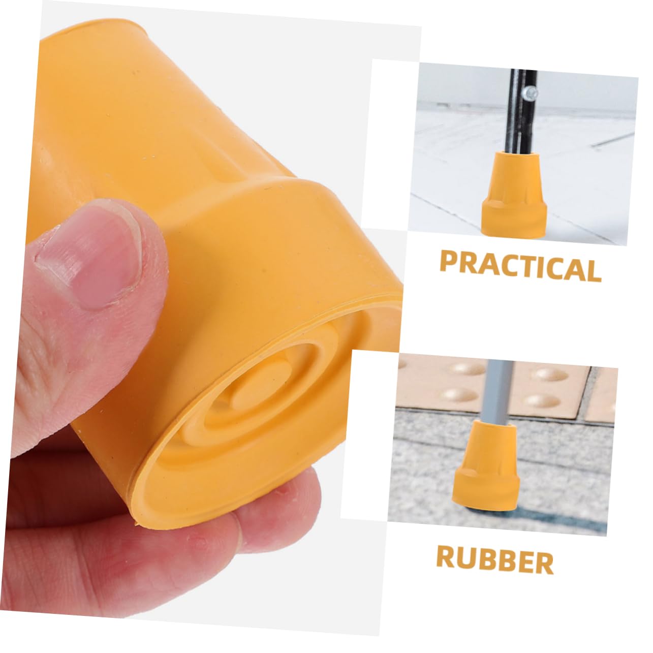 Beaupretty Lot De 4 Embouts De Bâtons De Randonnée Antidérapants De Pieds Pour Cannes De Marche Embouts De Béquille Remplacement D'embouts De Bâtons De Randonnée 2 Pièces X 4