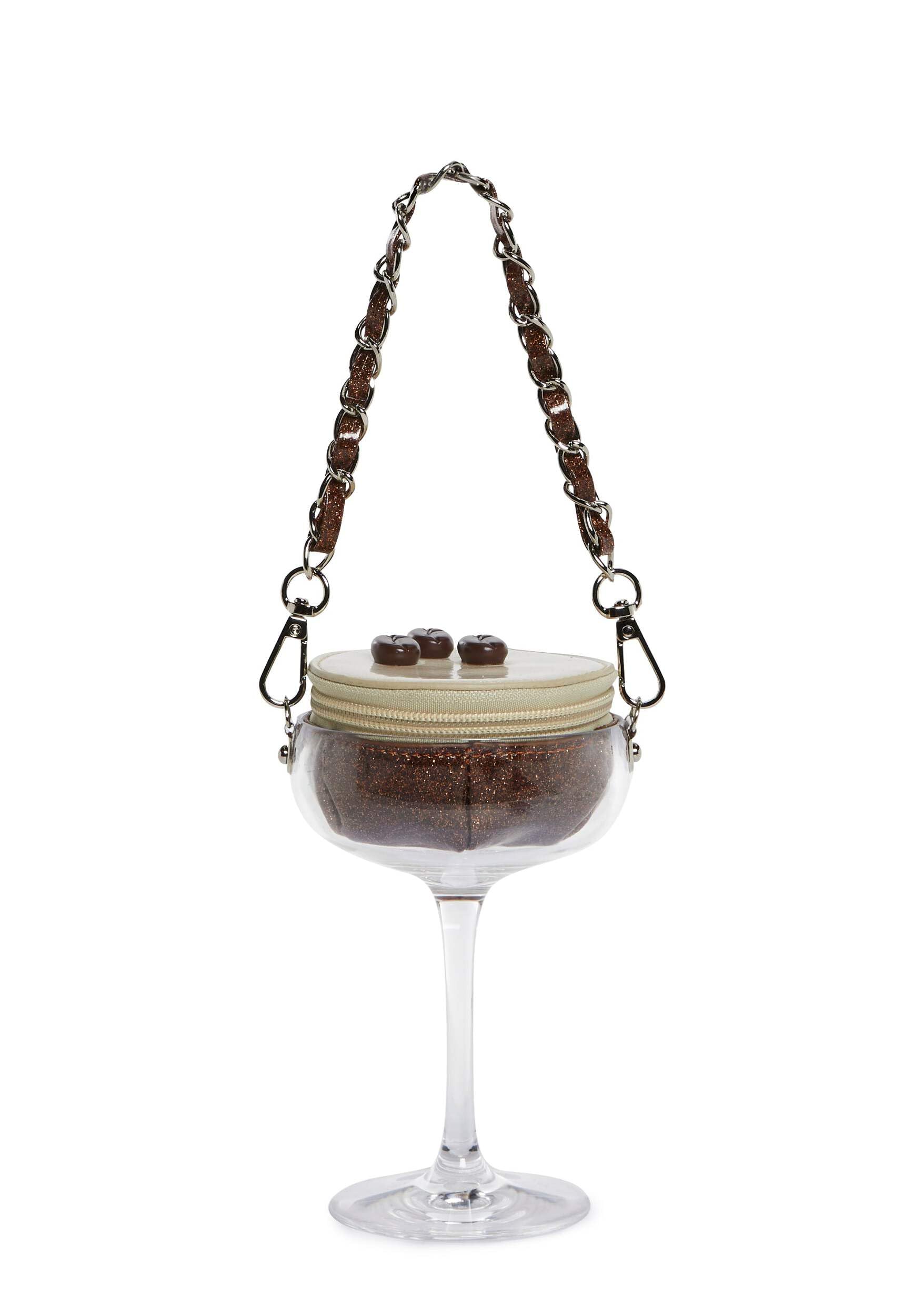 Sac Espresso Martini Girl Current Mood - Pochette cocktail originale avec dragonne pour soirée