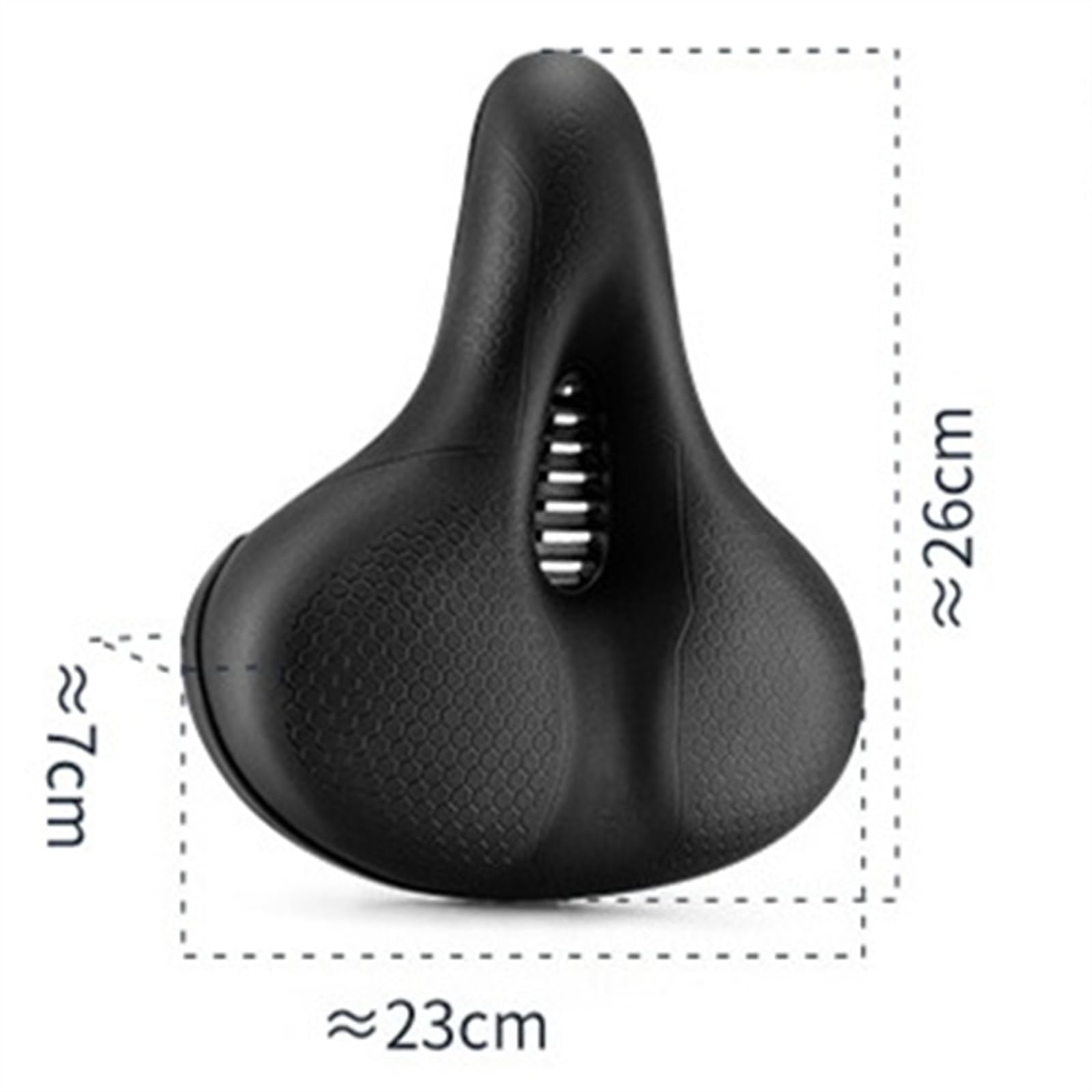 SelleNuage Confort Sport，Selle de vélo Ergonomique Large pour Homme et Femme siège vélo Respirant et amortissant en Mousse à mémoire de Forme étanche et Confortable