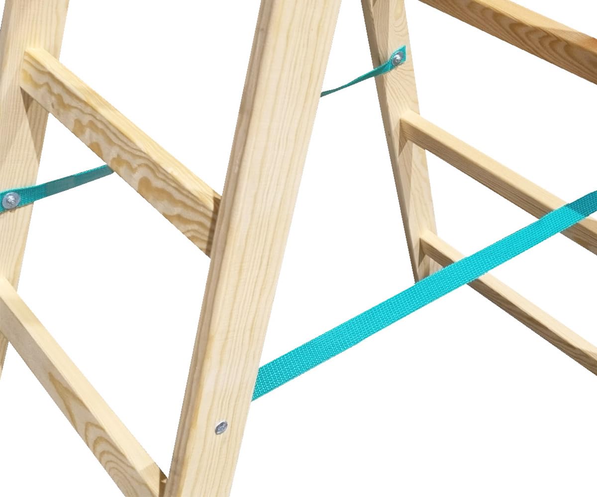 2x3 Stufen 95 cm Leiter Doppelstufenleiter Malerleiter Elektrikerleiter Stehleiter Holzleiter