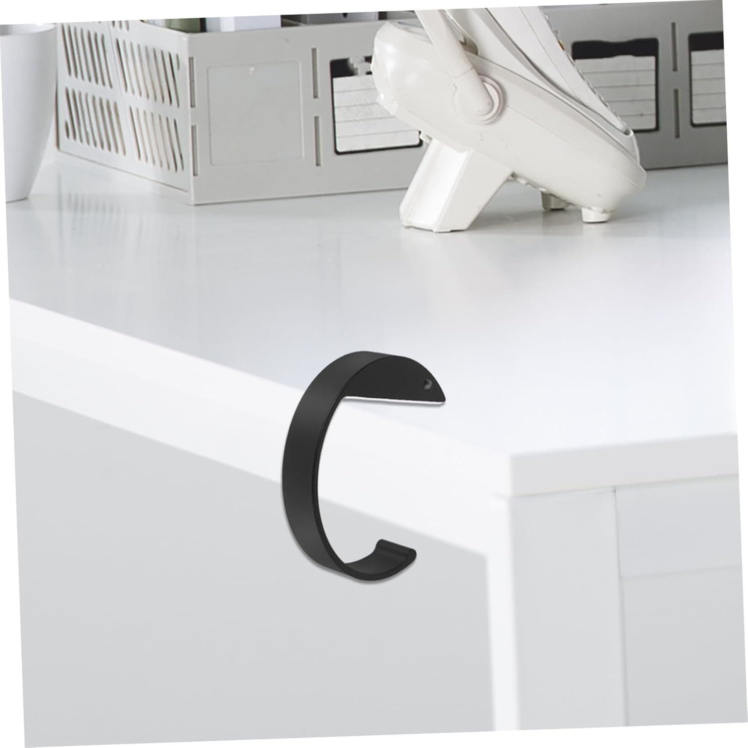 Cabilock 2pcs Table Hook Desk Purse Hanger Backpack Hanger Hook Desk for Purse and Backpack image 5