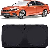 Vista 149 de Parasol, protector plegable para ventana delantera, plegable, visera para parabrisas 240T, cobertura completa para mantener el automóvil fresco