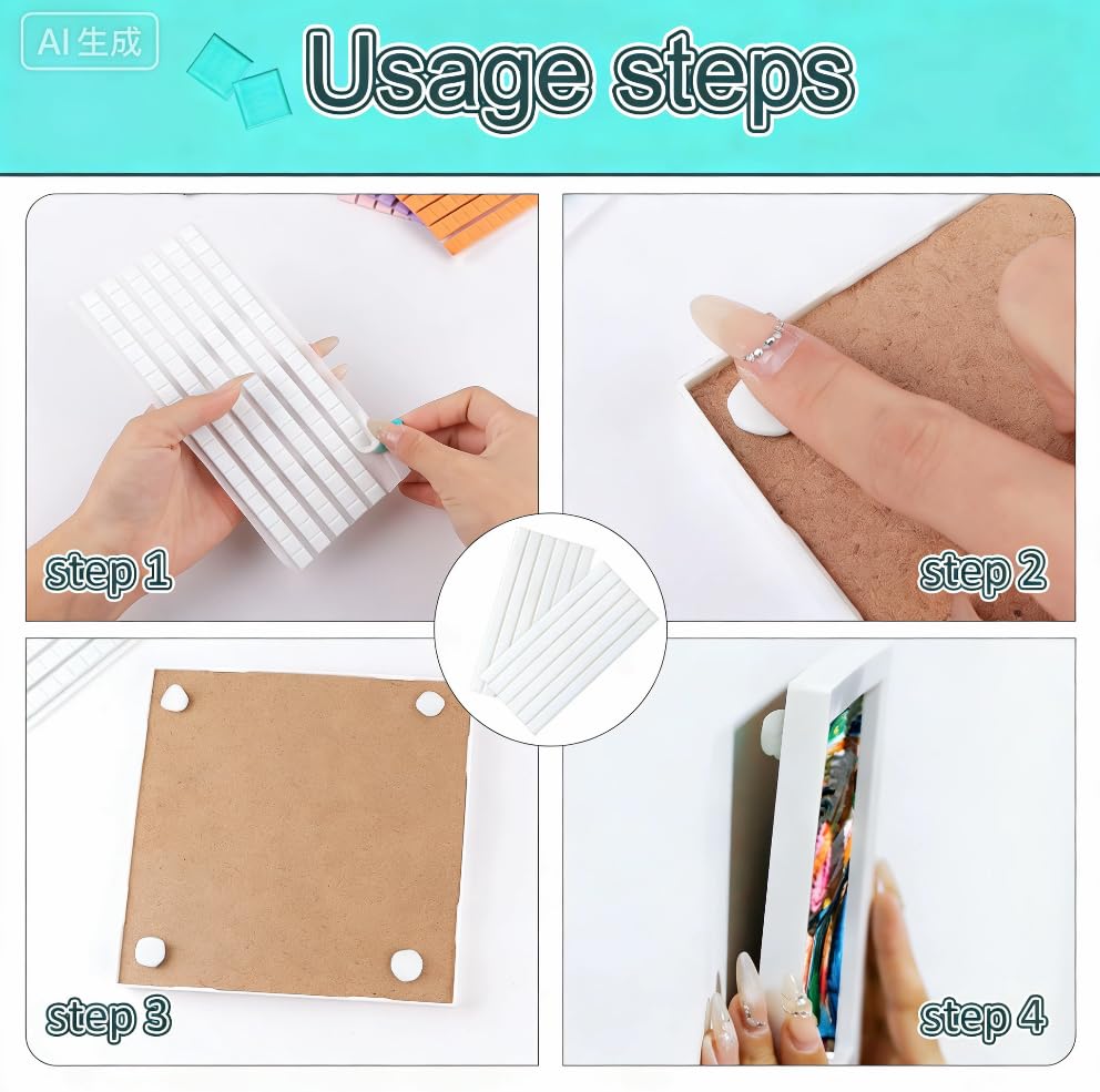  Adhesive Poster Sticky Tack Putty, Reusable and Removable Adhesive Putty, 120PCS, Mounting Putty for displaying Wall Paintings, Museum Art Photography, Picture, Crafts (White, Pack of 1) thumbnail