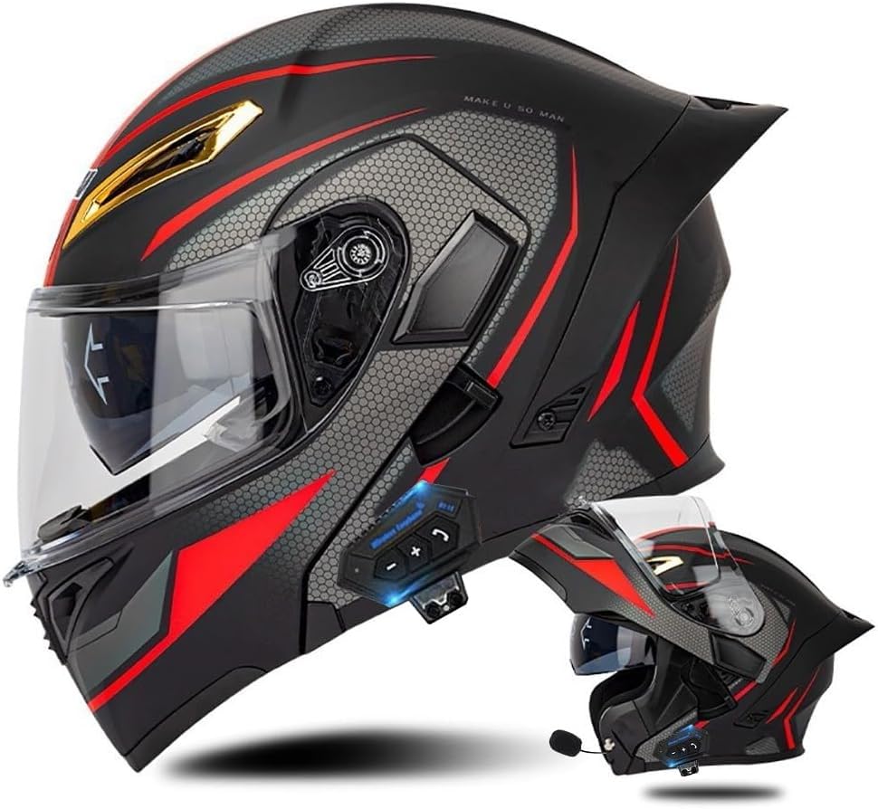 Casque moto modulable double miroir idéal pour vos balades et trajets urbains
