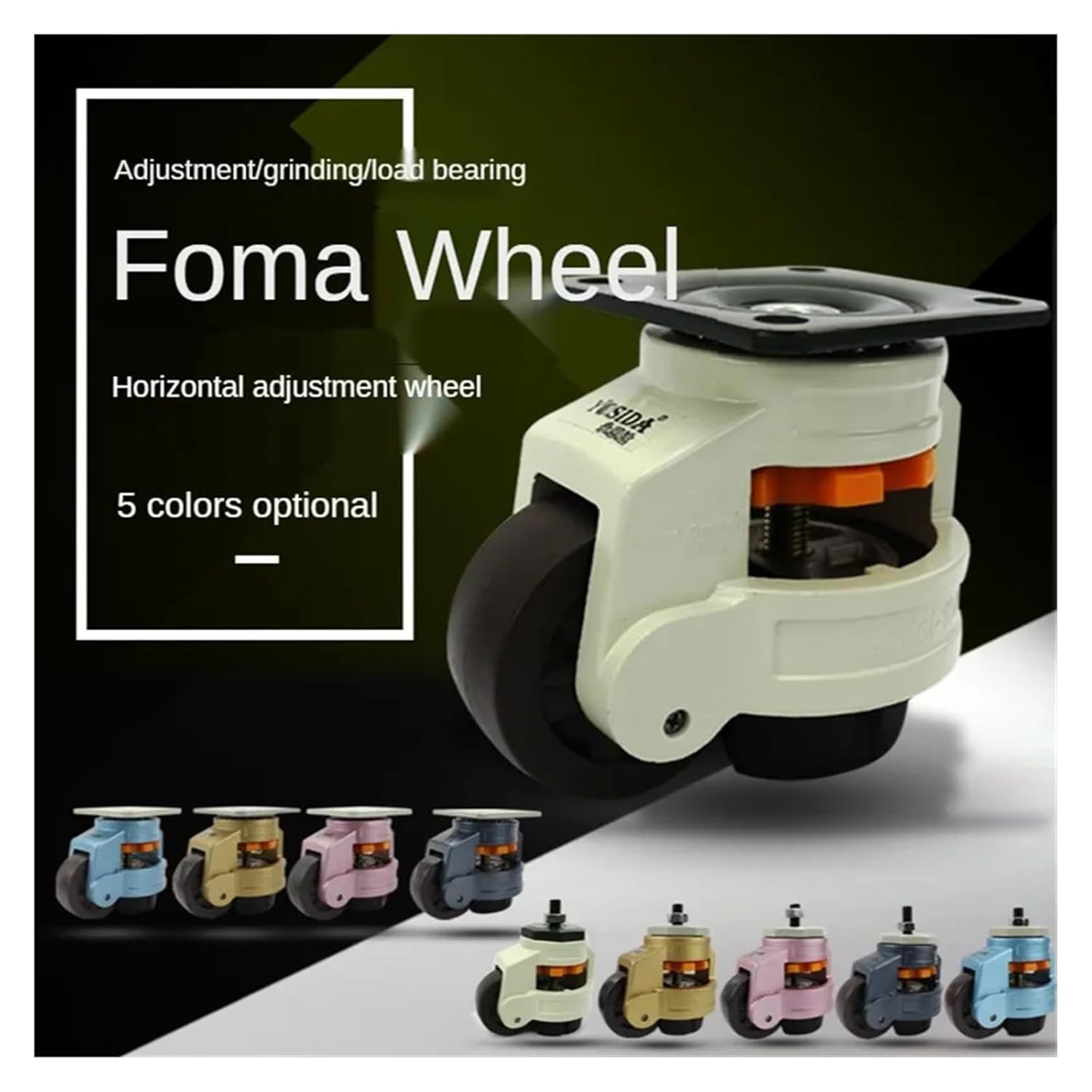 1ピース 120F/120S Tホイール 水平調整 機械家具家電に適しています(120F-Tスタイル、SJB920-75A)