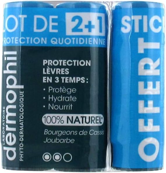 Dermophil Indien Daily Protection Lips 3 x 4g