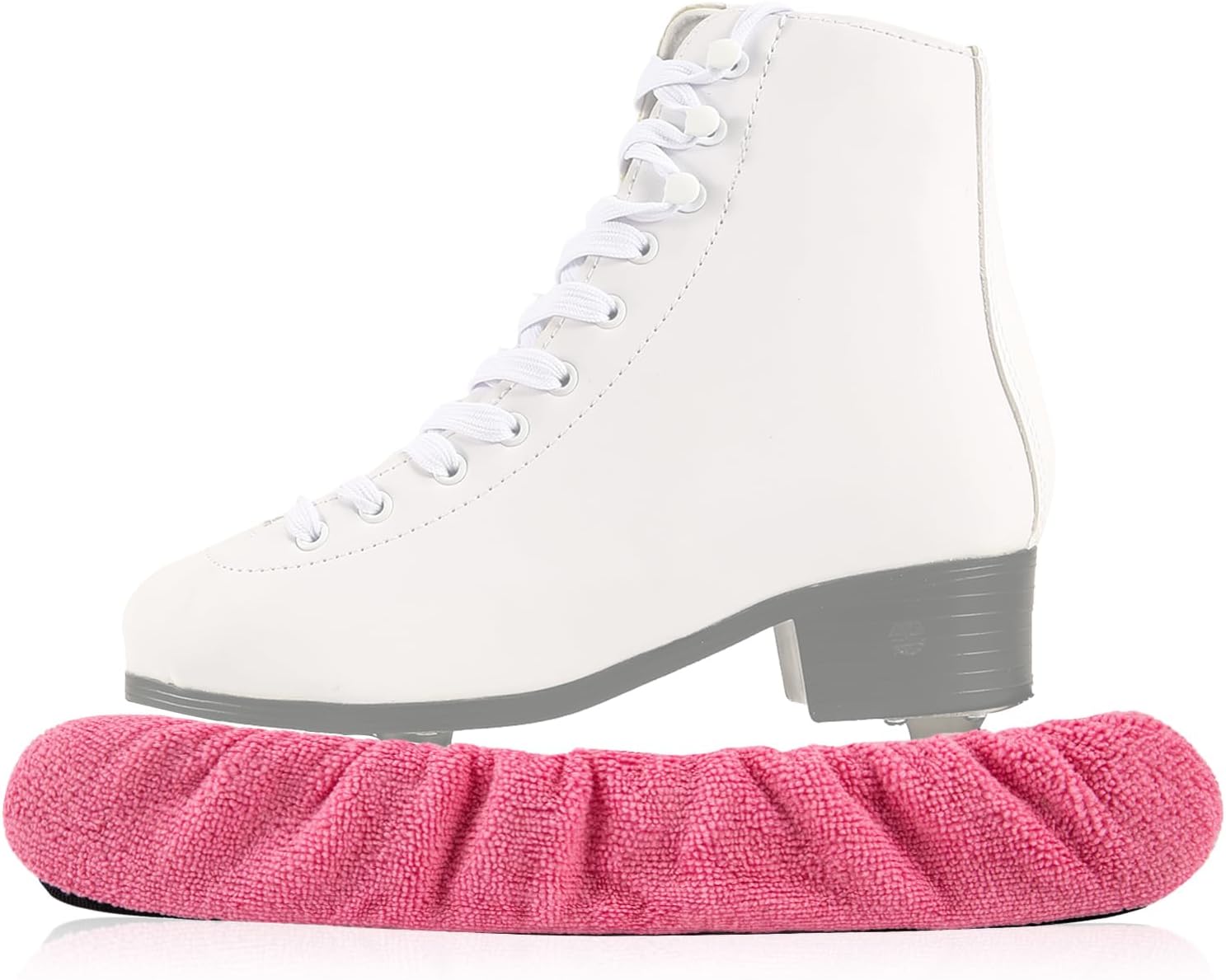 Qchengsan Ice Skate Blade Covers,Ice Skate Guards,Skate Guards for Hockey Skates,Figure Skates and Ice Skates,Skating Soakers Cover Blades for Kids Youth Adult - Men Women Boys Girls