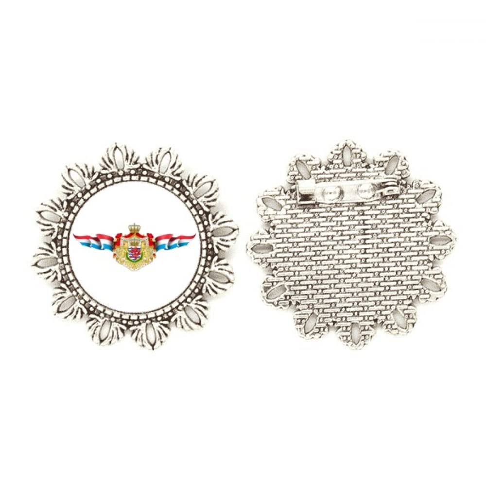 Broche de Luxemburgo con flor de plata coleccionismo de alta joyería 4