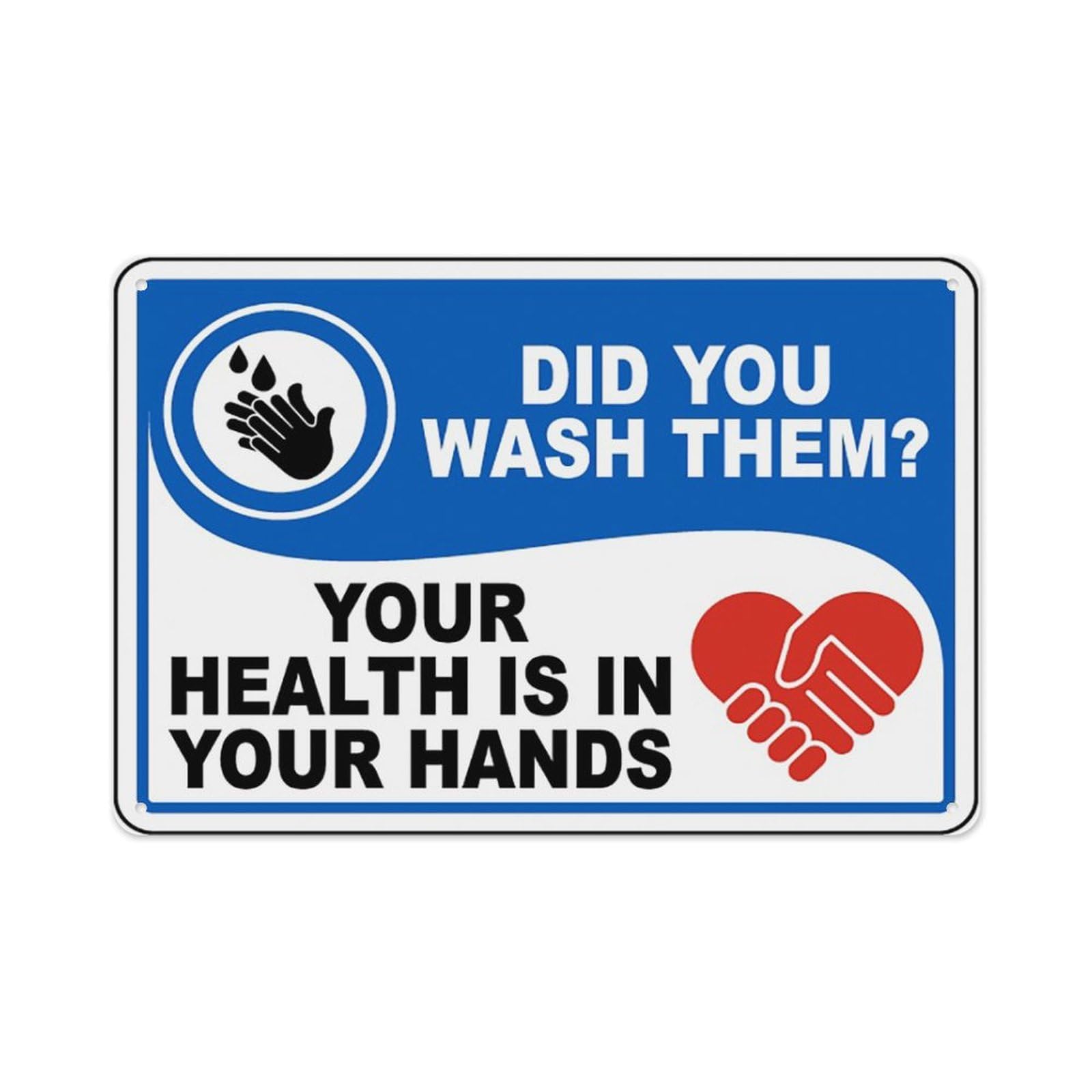 peiyeety Did You Wash Them Sign Aluminum Tin Warning Signs For Home Outdoor Garden 8X12 Inches