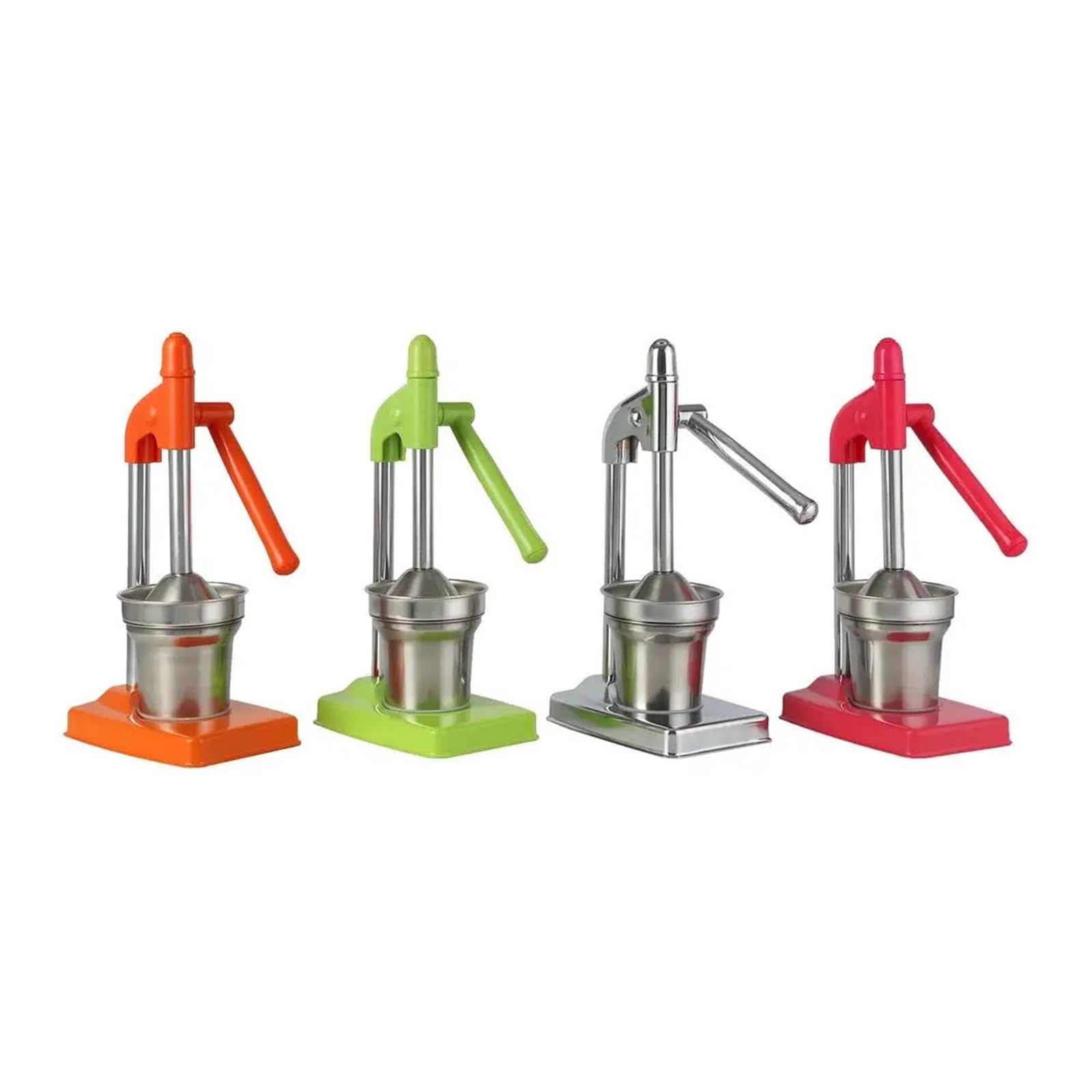 Exprimidor de frutas Manual de acero inoxidable, exprimidor Manual de seguridad for la salud, sin deformación, sin óxido, exprimidor portátil de naranjas, limones y pomelos(B)