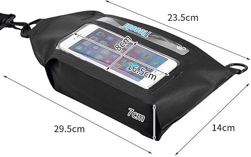 Miniatura 4 de Bolsa impermeable, bolsa impermeable para pantalla táctil sensible al tacto, riñonera impermeable para natación, barco, kayak, ciclismo y playa,