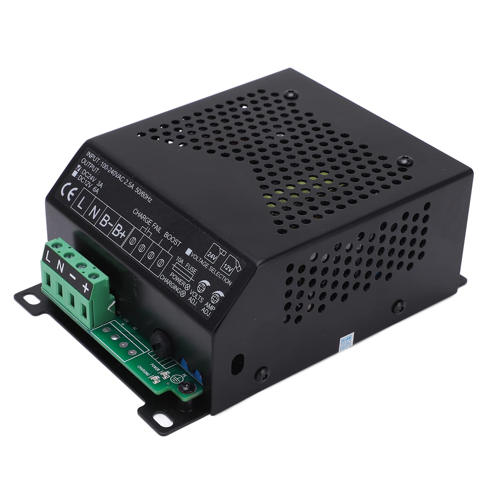 Chargeur de Batterie de Générateur, Chargeur Efficace en Alliage D'aluminium et de Fer pour Batterie Derv 100-240V