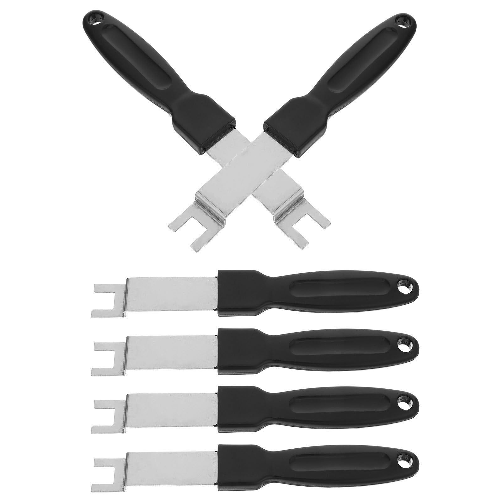 Soporte elevador barbacoa TOYANDONA de acero inoxidable y plástico, juego de 6 piezas para camping