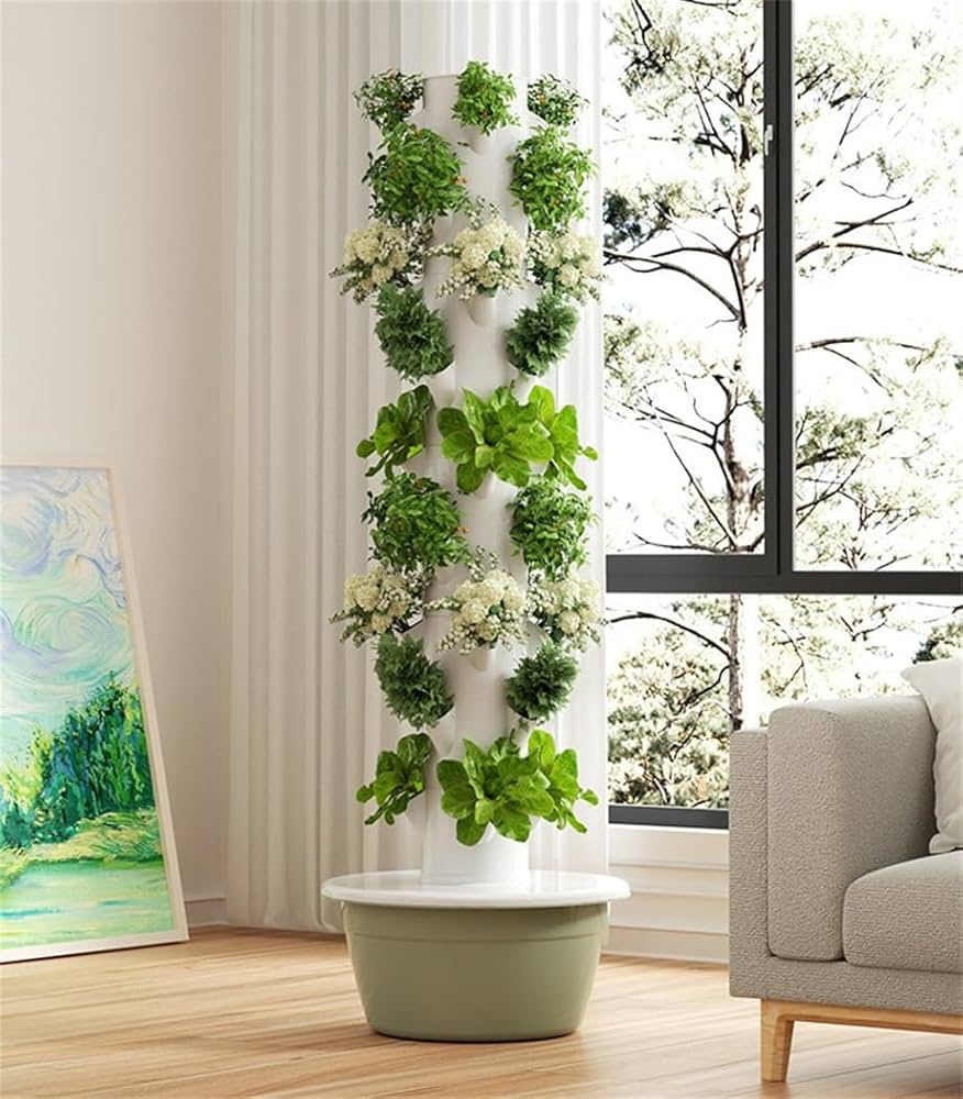 Amazon.co.jp: tangcheng 水耕栽培キット 水耕栽培 タワー 垂直