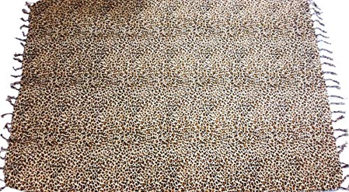 Canga De Praia de Onça Oncinha Vários Modelos Confira (Marrom)