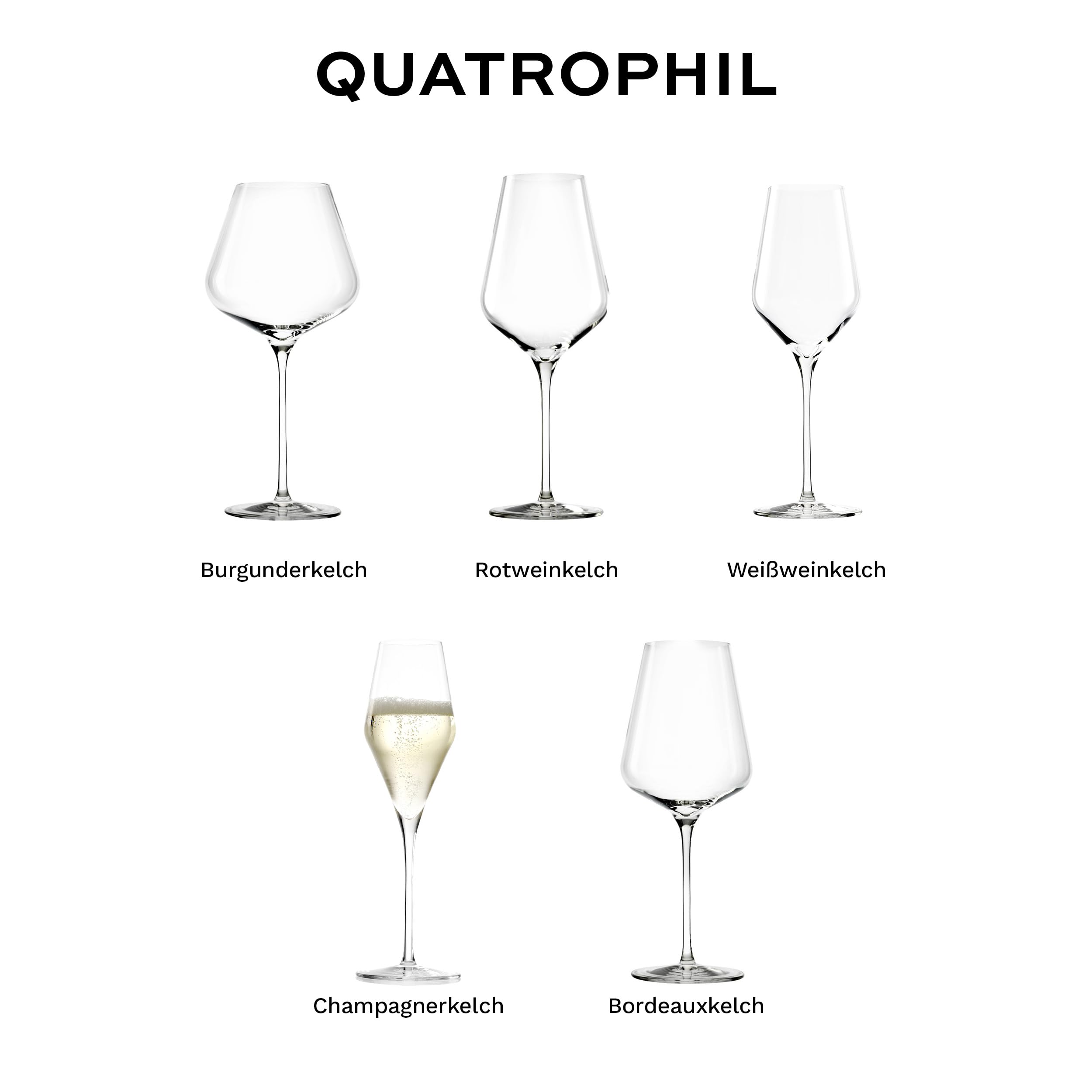 Stölzle Lausitz Champagner Gläser Quatrophil 2er-Set – Eleganter Champagnerkelch ideal für Sekt & Prosecco – Hochwertige Kristall Sektgläser aus deutscher Herstellung – Spülmaschinen- & Stoßfest – Bild 7