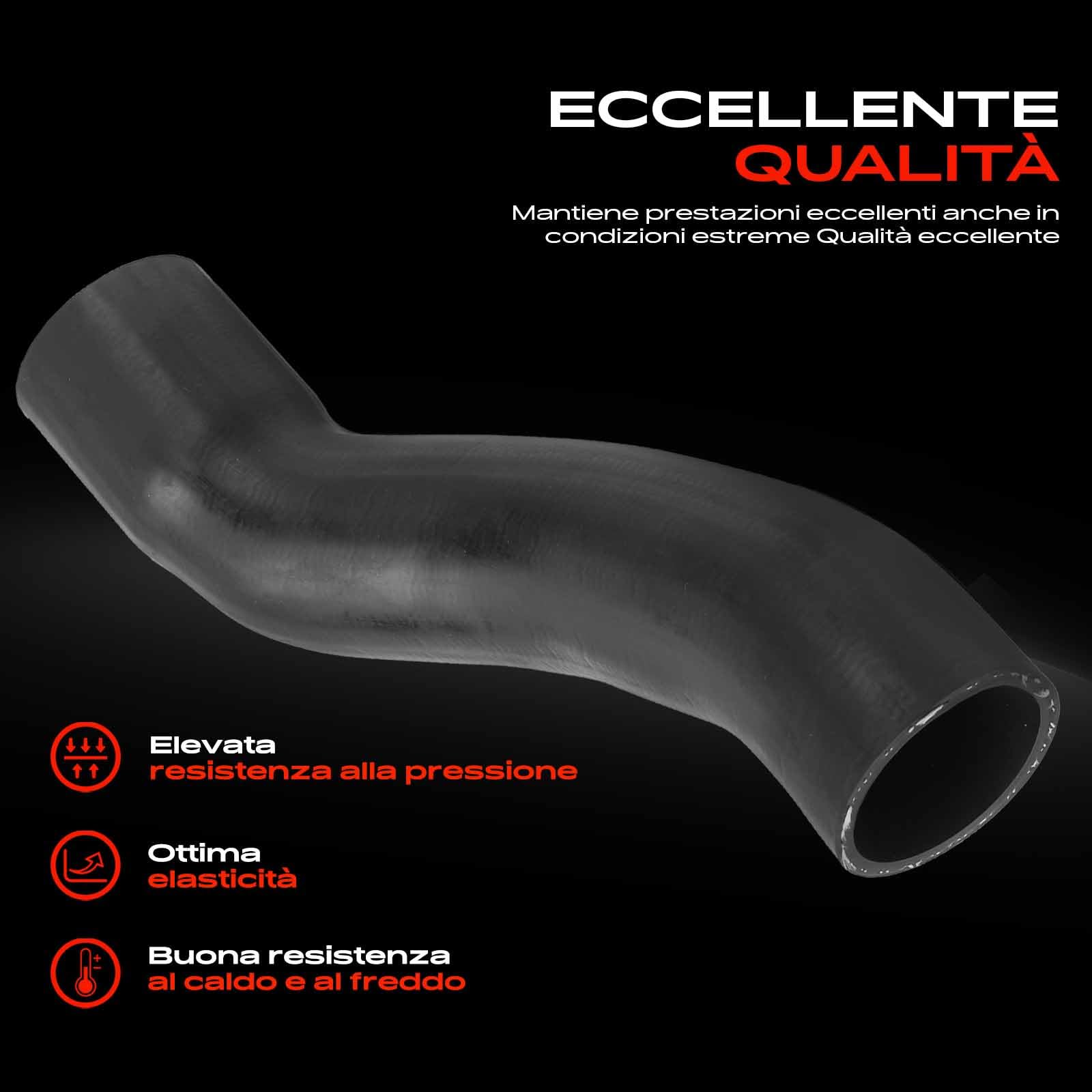 Frankberg Tubo flessibile dell'aria di sovralimentazione tubo flessibile | 1505A541; Compatibile con: Lancer VIII Sportback CXA, ASX Van GAW, Lancer VIII CYA CZA, Outlander II CWW