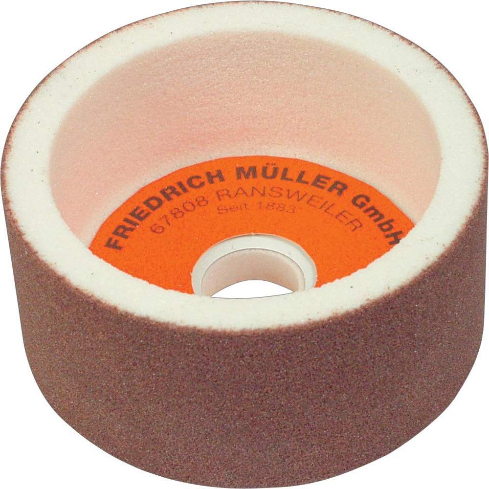 Ściernica garnkowa, korund szlachetny 100x50x20mm K80 Müller