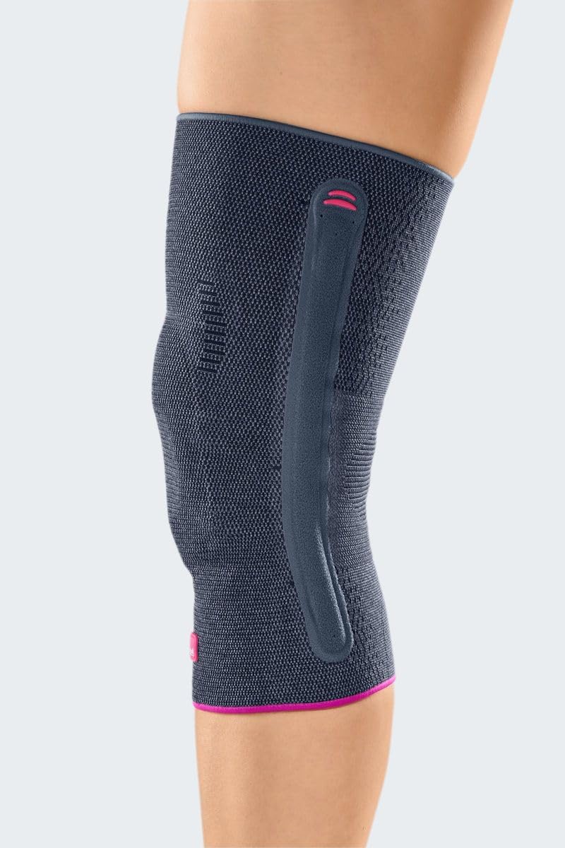 Genumedi® PT - Rodillera articulada para mejorar la guía de la rótula, extra ancho, estabilización, antideslizante, contra el dolor de rodilla